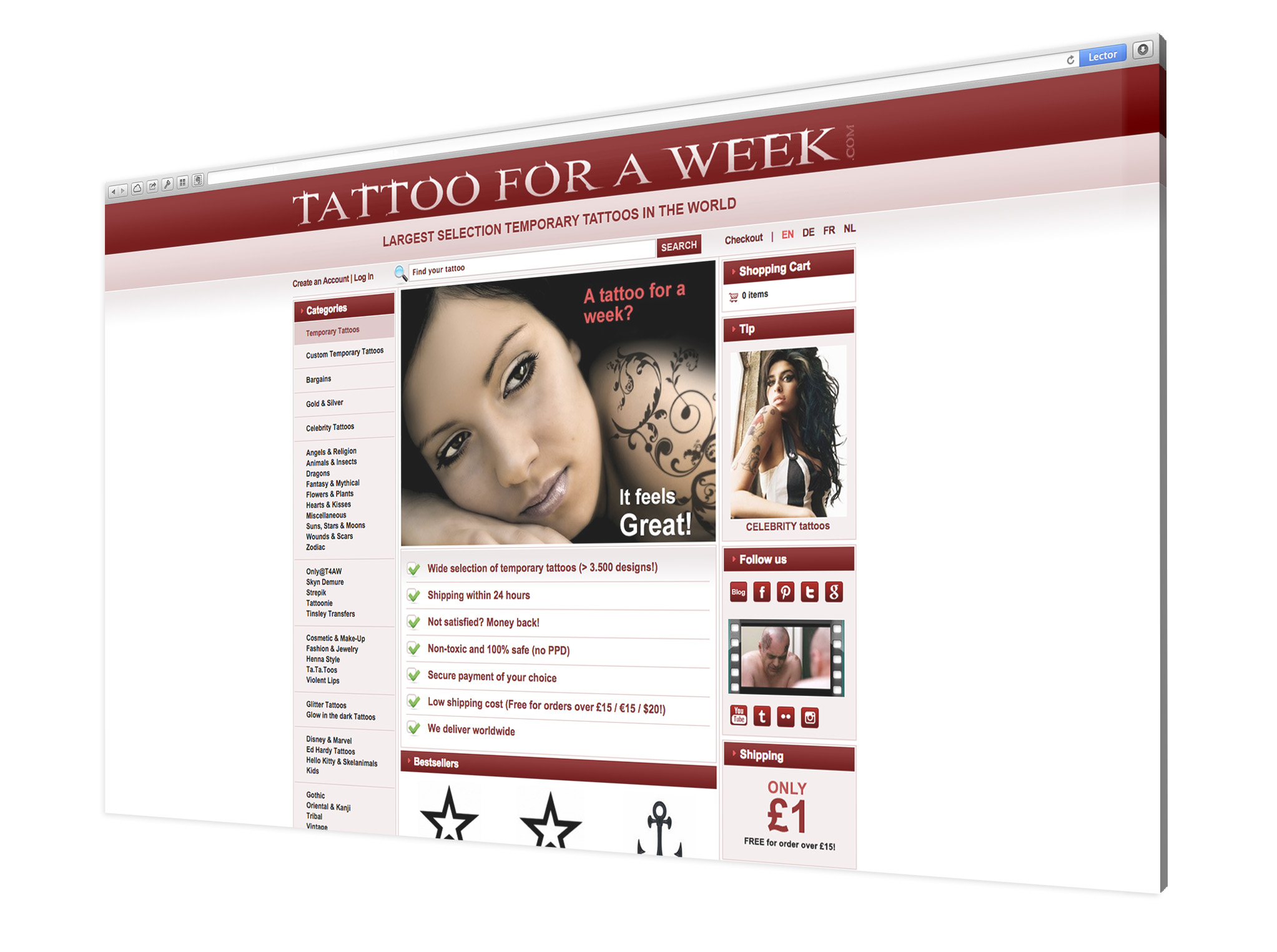 TattooForAWeek.com